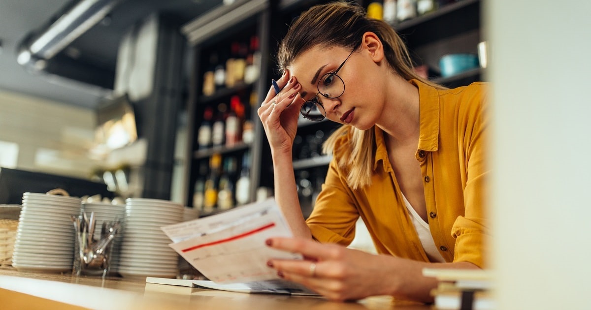 small business owner struggles with inflation