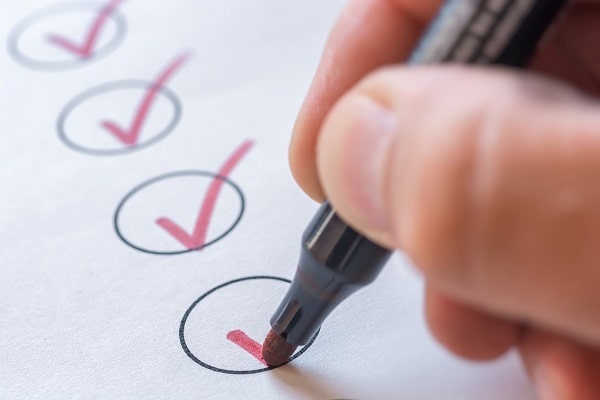 insurance agent checklist