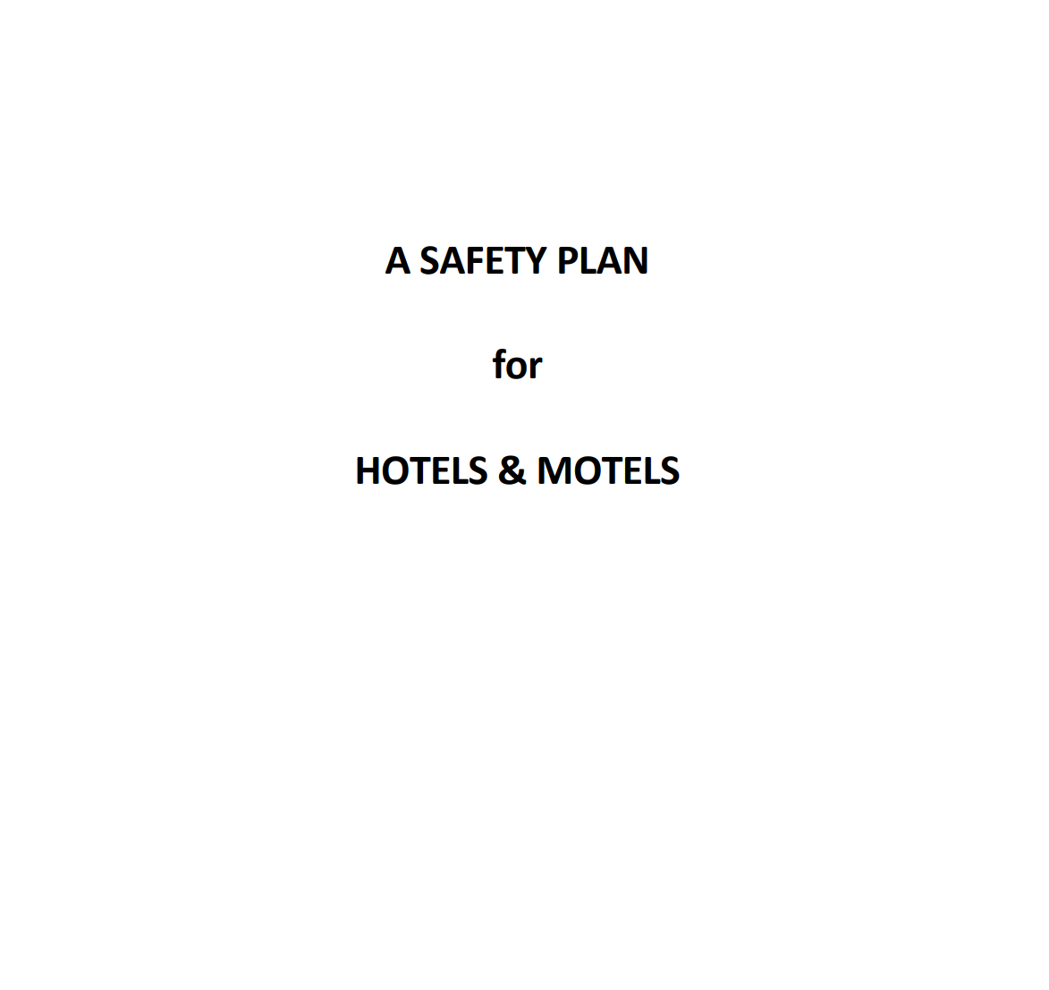 Hotel & Motel Safety Program image