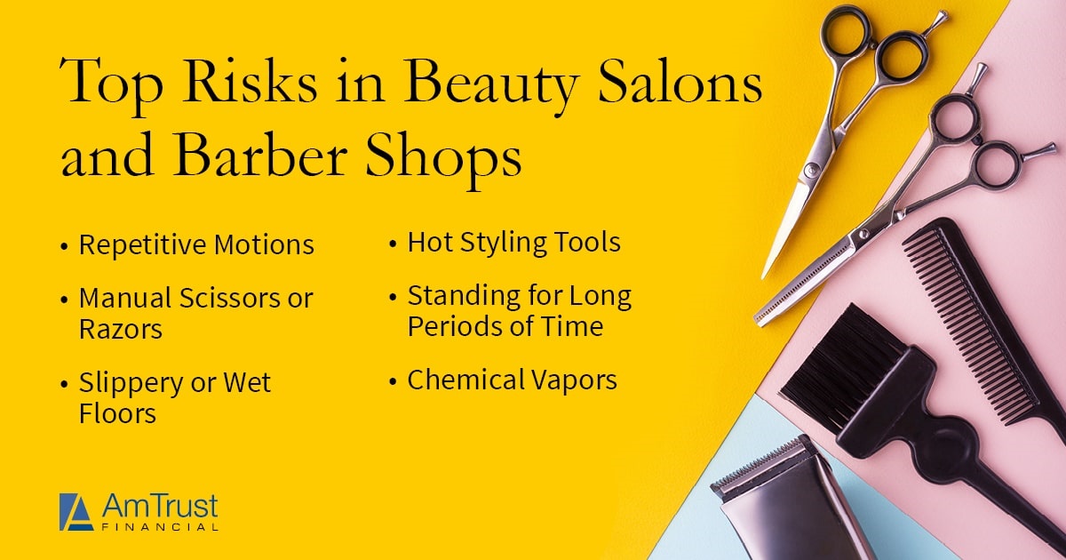 beauty salon barber shop top risks