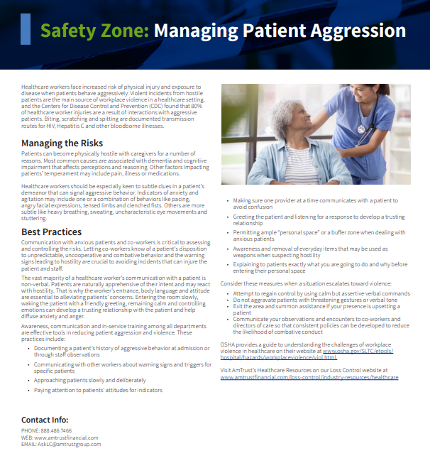 Managing Patient Aggression image