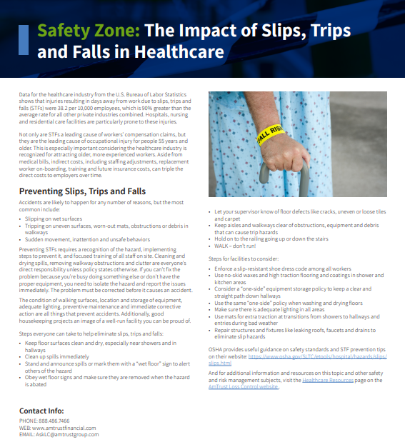Slips, Trips and Falls In Healthcare image